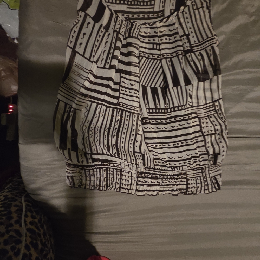 BCX-Brown and White Patterned Women's Skirt - Picture 3 of 8